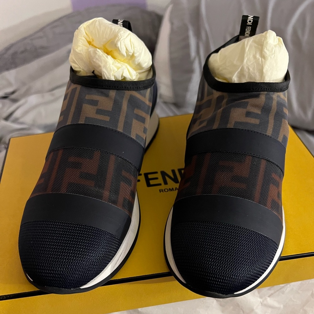Fendi slip on sneakers